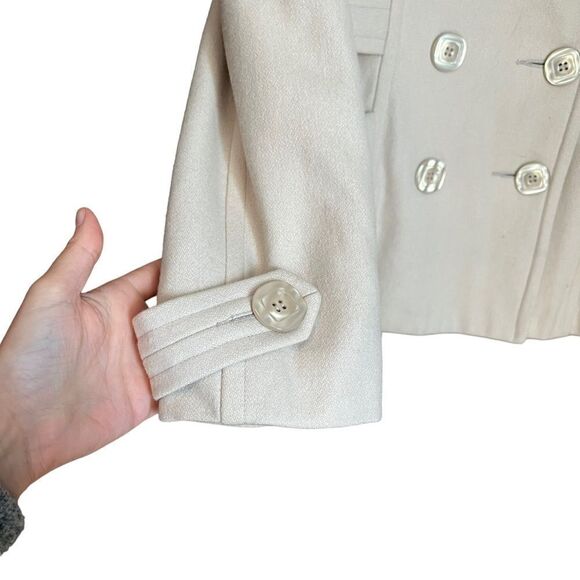 Seduce cream wool blend coat - Picture 6 of 8
